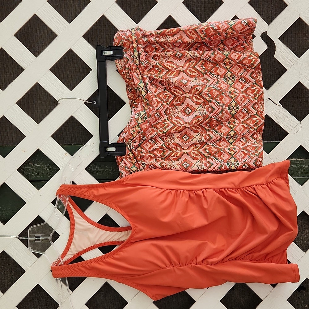 Garnet Hill Tankini & Swim Skirt NWT ❤️